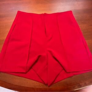 Maroon pin up style shorts